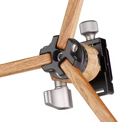 Leofoto MT-01+LH-25 (Camouflage/Peach Wood Edition) Mobile Live Streaming Support Micro Mirrorless M