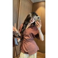 SAKI SHIRT bow tie SHIRT