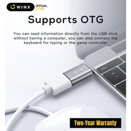 WINX USB 3.0 and Type C OTG adapter combination for 5Gbps fast transfer Type-C and USB adapter 2-Yea