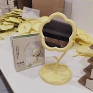 Flower Small Mirror Portable Makeup Mirror Desktop Desktop Desktop Sunflower Makeup Mirror Dressing 