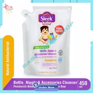 Sleek Baby Bottle Nipple And Baby Accessories Cleanser 450ml Sleek Cleanser Refill Ns 121