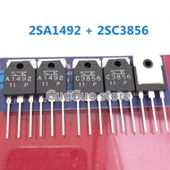 COD-4pcs 2pirs=(2pcs 2SC3856 + 2pcs 2SA1492) TO-3P C3856 A1492 TO3P audio amplifier transistor new o