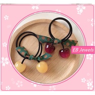 Hair tie/red cherry hair tie