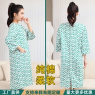 Hospital Gown - Pure Cotton, Easy Wear Reverse Design for Patient Care