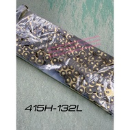 415-132L PROMORIN BLACK Motocycle Chain # rantai moto 415 132L