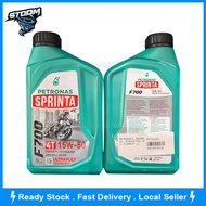 ORIGINAL PETRONAS SPRINTA F700 4T 10W40 15W50 Semi Synthetic Engine Oil (1L) Motor Oil