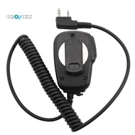 2 Pin Mini PTT Speaker MIC Walkie Talkie Accessories For  UV5R 888S For  For  Two Way Radio C9021A