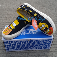 Promo Sepatu Vans  Slip on  Clasik  Ralp Simpson  Premium Terlaris Size 36 sampai 43