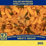 Thara Snacks Kalistar Pedas Chilli Kalistar Buntong Ipoh Kacang Putih Original - 2KG MURUKU