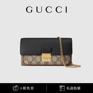 Gucci bags♗△๑GUCCI Gucci Padlock Series Long Wallet