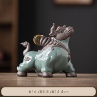 全城热卖 - 陶瓷牛摆件客厅办公室玄关装饰生肖牛吉祥物牛气冲天