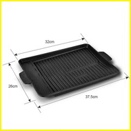 ❈ ◐ ✤ ON SALE Korean Samgyupsal Rectangular Pan Set Korean BBQ l Rectangle Grill Pan with Butane St