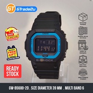Original G Shock Men GW-B5600-2D GW-B5600-2 GWB5600-2D Digital Petak GWB Bluetooth Solar Watch [READY STOCK]