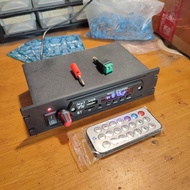 power amplifier mp3 bluetooth 5.0 dc 12 volt / ampli tape mobil rakitan