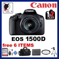 CANON EOS DSLR 1500D KIT 18-55MM FREE 64GB CARD & CASE ORIGINAL & CLEANING SET & BATTERY ORIGINAL LP