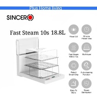 (Plus Home living)SINCERO Multifunctional Magic Electrical Steamer 3 Layer 18.8L Foldable 1500W Fast