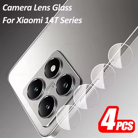 4 Set HD Camera Lens Protective Glass For Xiaomi 14T 15T 17T Pro 5G Back Camera Protector 13T 13TPro