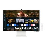 Samsung - 32" 智能顯示器 M8 M80F 4K Samsung Vision AI 白色 LS32FM803UCXXK 護眼 螢幕 顯示屏 屏幕 低藍光 護眼 電腦螢幕 平面顯示器
