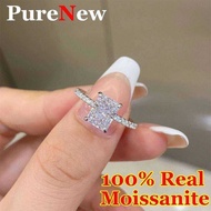 PureNew 1ct-4ct Radiant Full Moissanite Rings For Women Oril Sier Oval Cut Lady's Dia Ring 2024 post