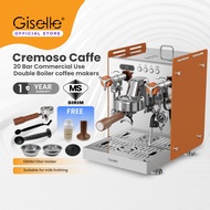 [SIRIM Certified][New Arrival]Giselle Commercial Coffee Maker | Dual Boiler |Tank+Tap Water Supply |