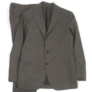 全新未使用 Sartorio 100% 羊毛單排扣西裝套裝，包括西裝外套和西褲，ブラウン， 44 碼，意大利製造，正品，男士