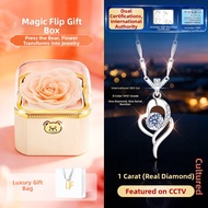 East Beauty | One Carat Lab Grown Diamond Necklace for Women 1ct