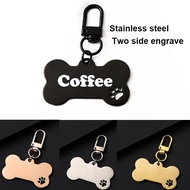 Custom Pet ID Tags Personalized Dog and Cat Tags Stainless Steel Name ID Tags  Anti-Lost Pet Namepla