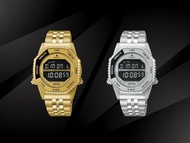 SEIKO Men Watch Digital Quartz HFL002P (silver) / HFL003P (gold) 男士石英數位腕錶