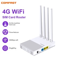 Comfast 4G LTE Router 2.4G&5.8G Dual band 750Mbps WiFi Router Portable plug&play Modem With SIM Card