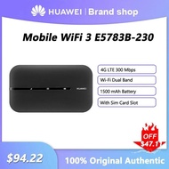 Unlocked HUAWEI E5783B-230 Pocket WiFi Router LTE 300 Mbps Dual Band Modem 4G Wi-Fi Sim Card 1500 mAh Battery Mobile HotSpot