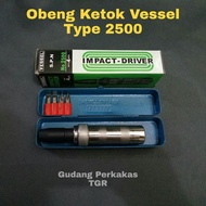 TOP PRODUK OBENG KETOK VESSEL 2500 / IMPACT DRIVER VESSEL / OBENG