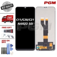 LCD TOUCH SCREEN DIGITIZER COMPATIBLE WITH REAL C11 2021 / C20 / C21 / NARZO 50i By Premium Gadgets 