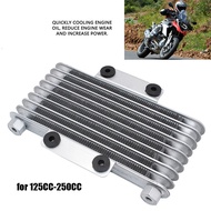 Universal Aluminium Radiator Mesin Pendingin Oli Sepeda Motor Radiator Mesin Pendingin 125ml untuk S