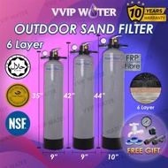 WATERMAN Outdoor Sand Water Filter 6 / 7 Layer With Halal Activeted Carbon/ Penapis Air Luar Rumah