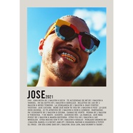 【READY STOCK】Poster Cover Album JOSE by J Balvin for Room/Barber/Gift/Gym