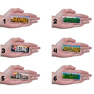 OHANA .. Rectangle Keychain Souvenir - I love Ireland Design