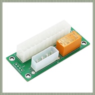 ( S U Z B )ATX Dual PSU Multiple Power Supply Adapter Synchronous Power Board Add 2PSU with Power LE