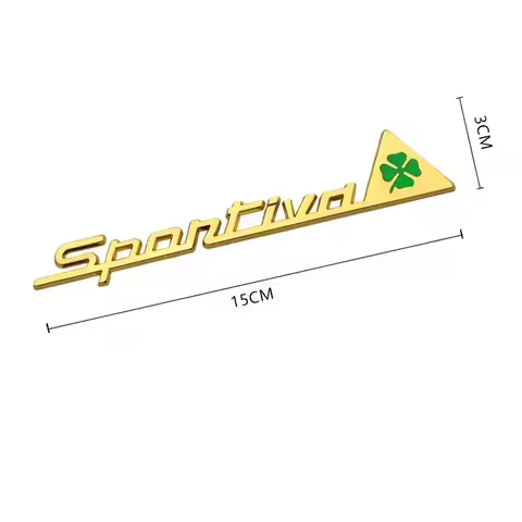 Metal Car Side Window Sticker Accessories for Alfa Romeo Alfa Romeo 159 156 147 4C Giulia Stelvio Gi