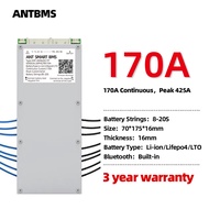ANT BMS Smart Bms Lifepo4 16S Li-Ion BMS Battery Balancer 80A 420A 7S 8S 24V 36V 48S 8S 24V 10S 12S