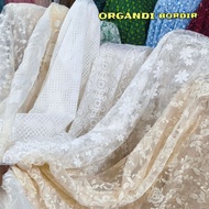 / Fabric ORGANZA EMBROIDERY Fabric ORGANDI EMBROIDERY Fabric [price 1⁄2 meter]
