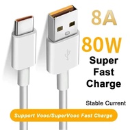 REALME 8A 80W SUPER VOOC DATA CABLE REALME 5 Pro - 6i - 6 pro - 7 - 7i - 7 PRO - 8 - 8i - 8 PRO - 9 