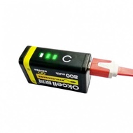 9V USB Rechargeable Battery OkCell