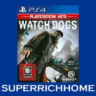 PlayStation 4 : WatchDogs (Zone3) (ENG) (PS4 Game) (แผ่นเกมส์ PS4) แผ่นแท้มือ1!!!