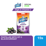 Scotts Vitamin C Pastilles Children Supplement Zipper Pack - Blackcurrant (15’s)