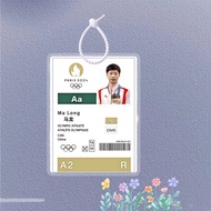 National Table Malone King Chuqin Table Tennis Paris Star Athlete Competition Card ID Backpack diy P