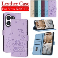 For Vivo X200 FE Flip Leather Phone Case For Vivo X200 FE X200FE X200promini X200s X200Ultra VivoX20