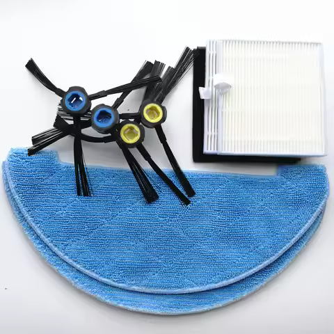 Vacuum cleaner HEPA Filter Side Brush Mop cloth for ILIFE X750 V8S V80 V8c/V85/V8e/V8 Plus Robotic V
