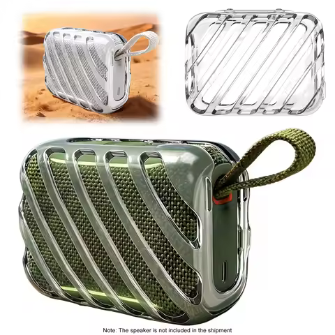 TPU Transparent Case for JBL GO 5 Bluetooth-Compatible Speaker Audio Protective Case Anti-Scratch Tr