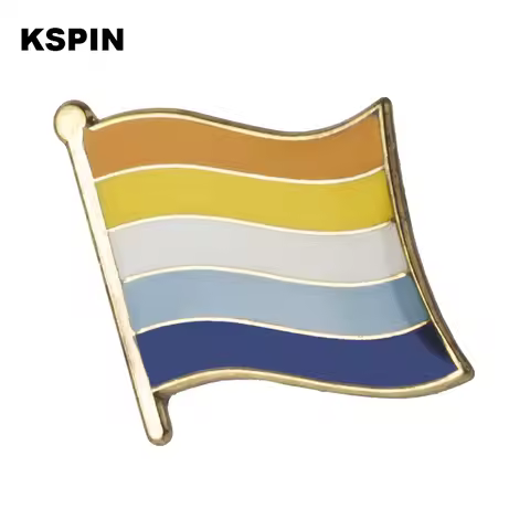 AroAce Pride flag Flag Lapel Pin Friendship Flag Badge Flag pin