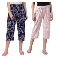 Seluar rumah perempuan/ seluar basahan wanita/ seluar tidur wanita/ seluar tido/ seluar 3 suku wanit